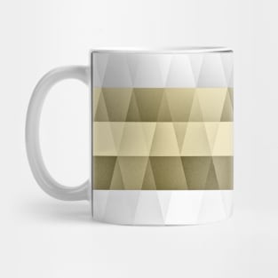 Geometric yellow stripe Mug